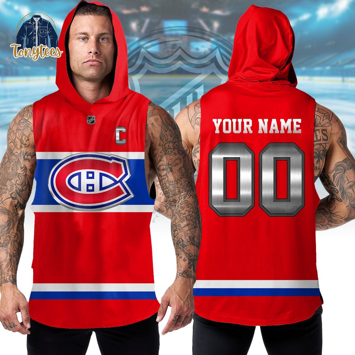Montreal Canadiens NHL Personalized Sleeveless Hoodie