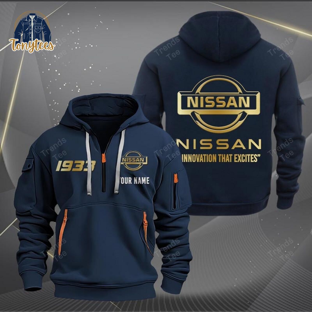 Nissan Innovation that excites Personalized Heavy Hoodie