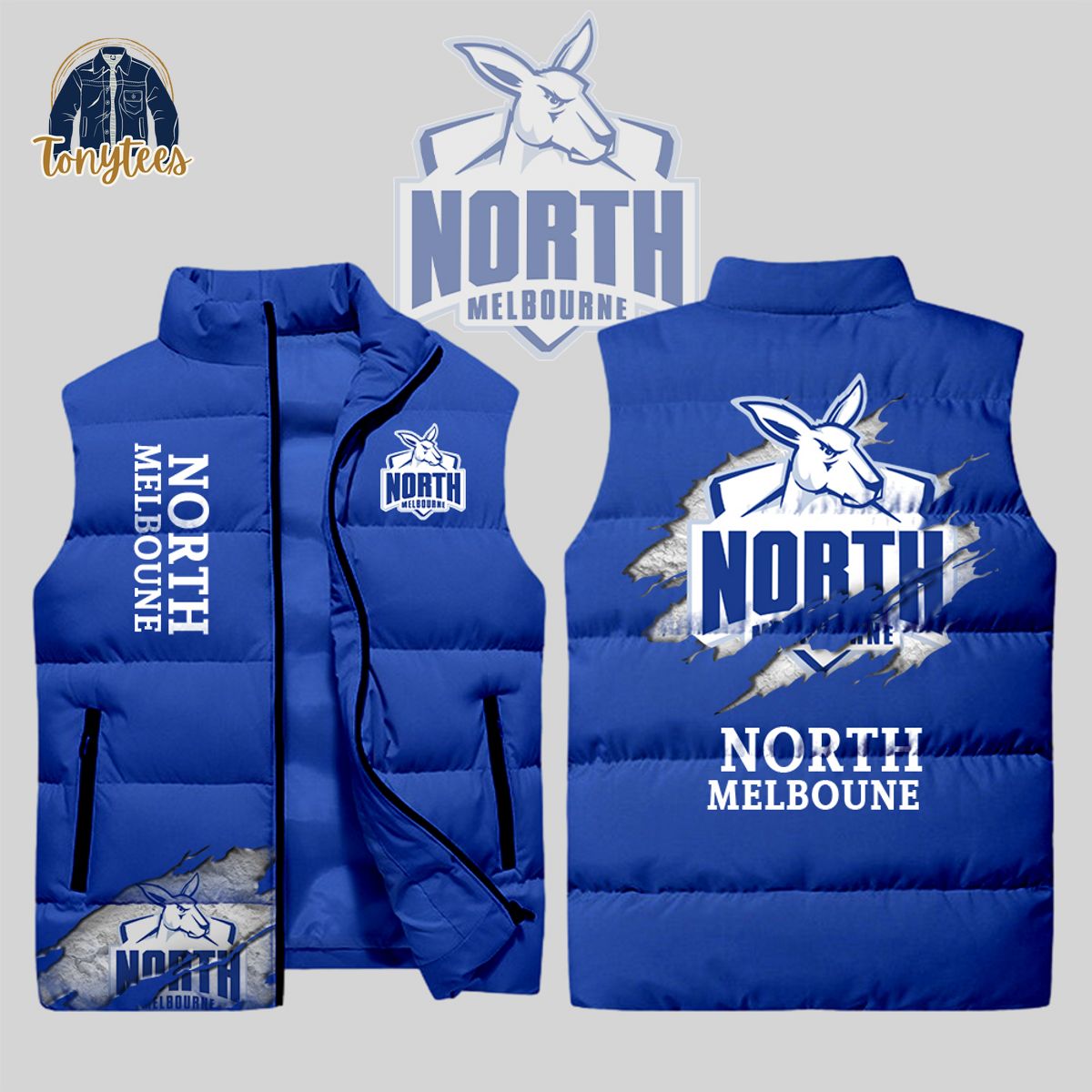 North Melbourne Football Club AFL Sleeveless Jacket