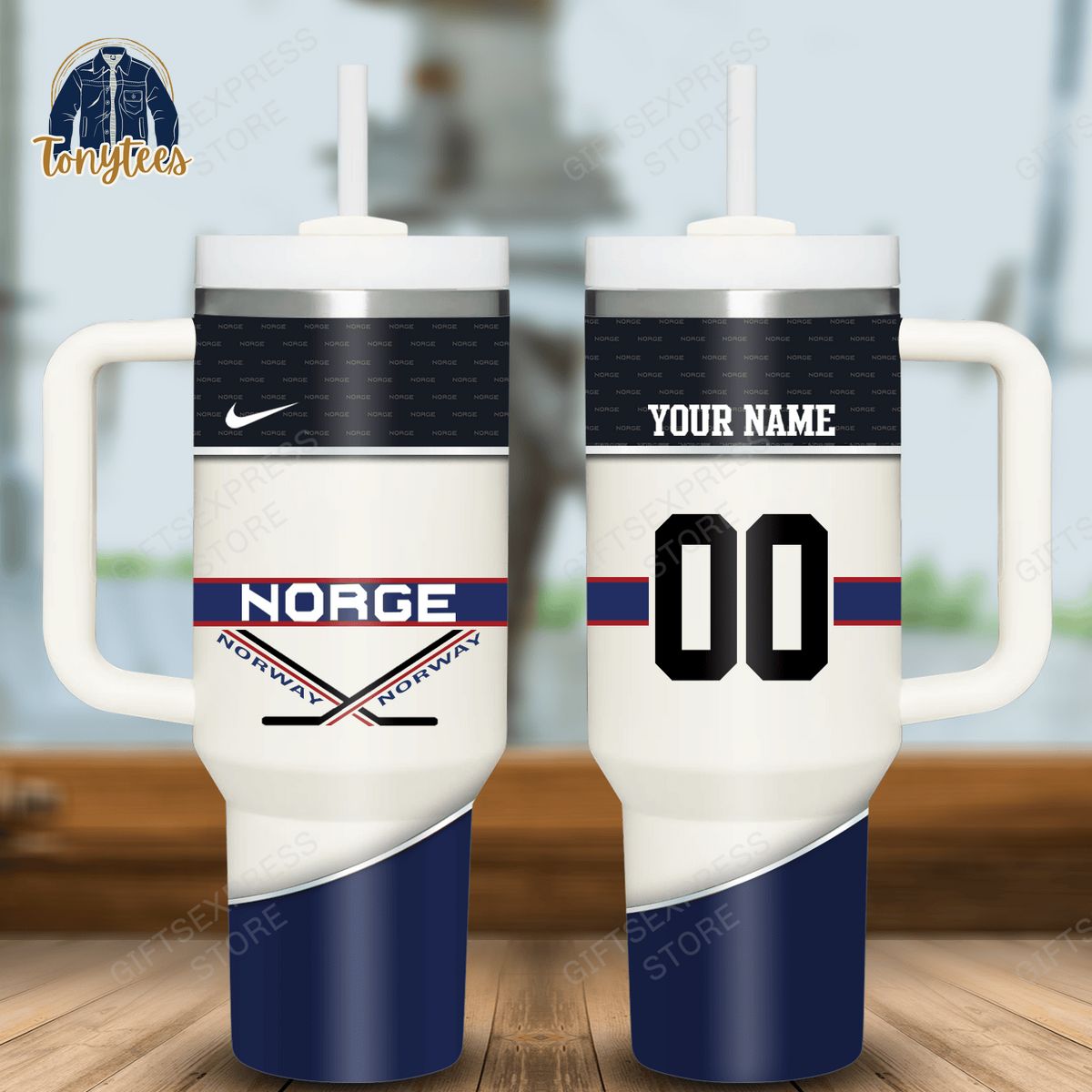 Norway Personalized Stanley Cup Tumbler