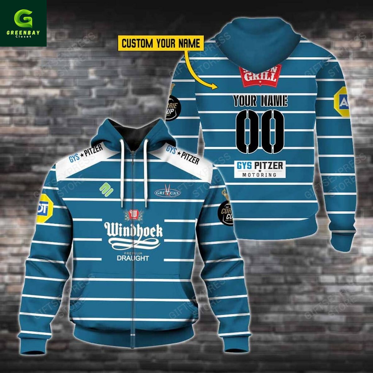 Personalized Griquas Rugby Hoodie