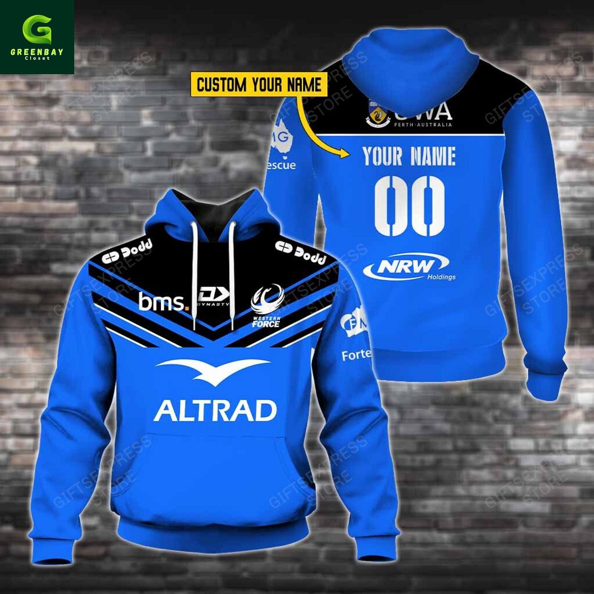 Personalized Western Province Rugby Hoodie
