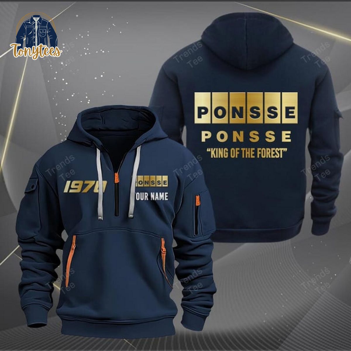 Ponsse King of the forest Personalized Heavy Hoodie