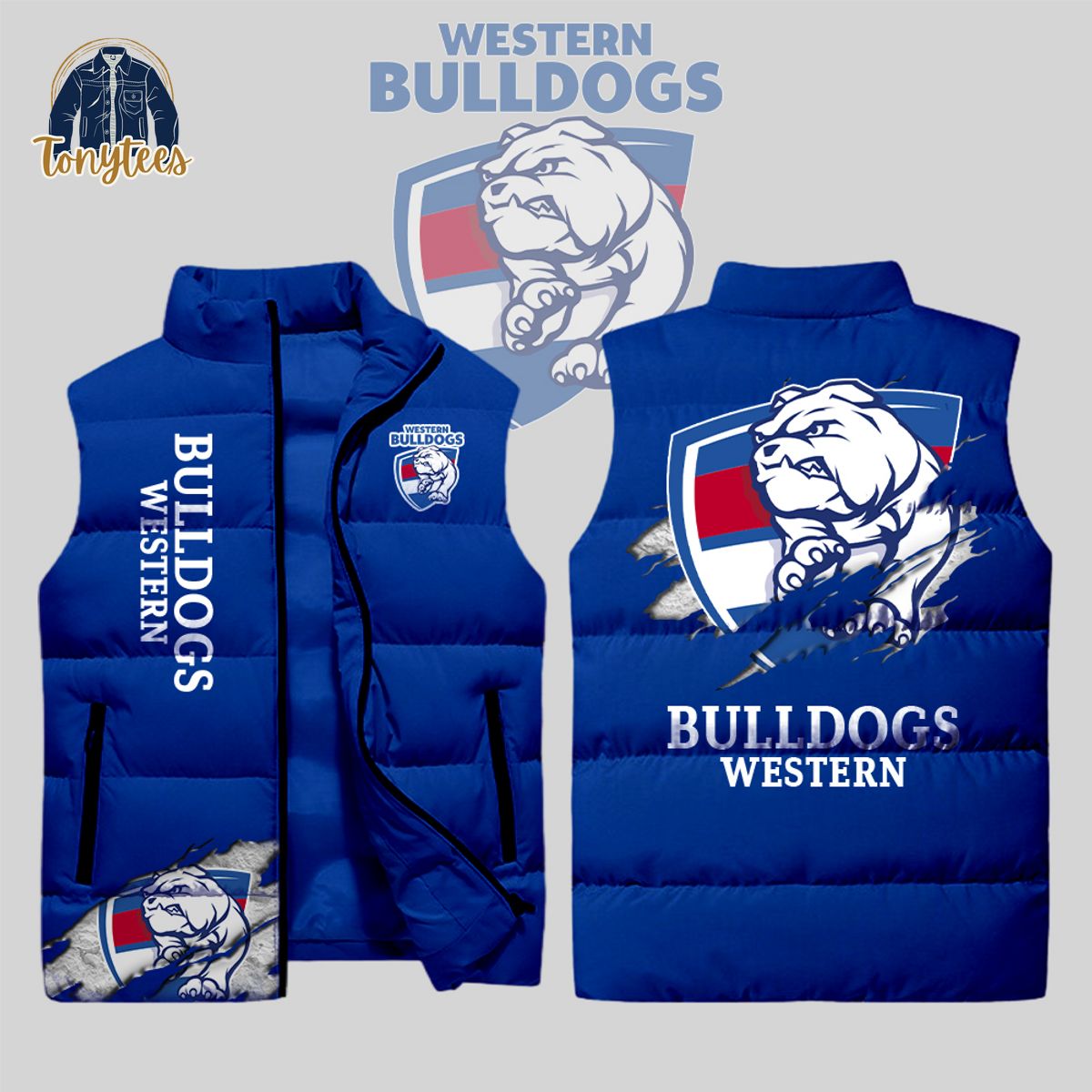 Western Bulldog AFL Sleeveless Jacket