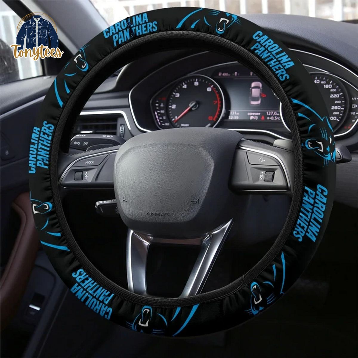 Carolina Panthers NFL Steering Wheel Cover