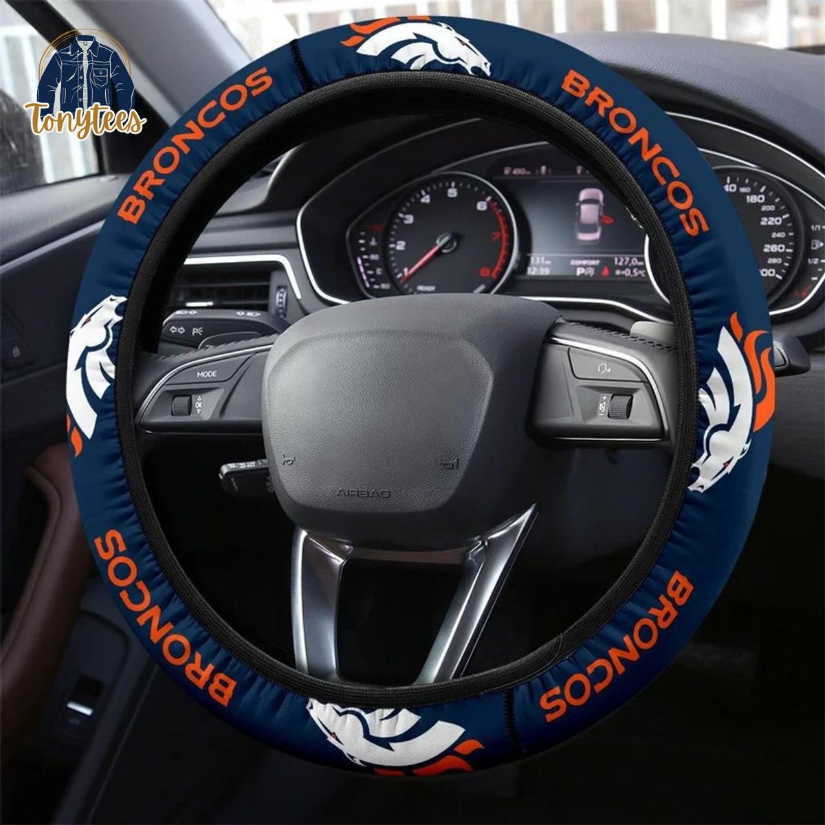 Denver Broncos NFL Steering Wheel Cover