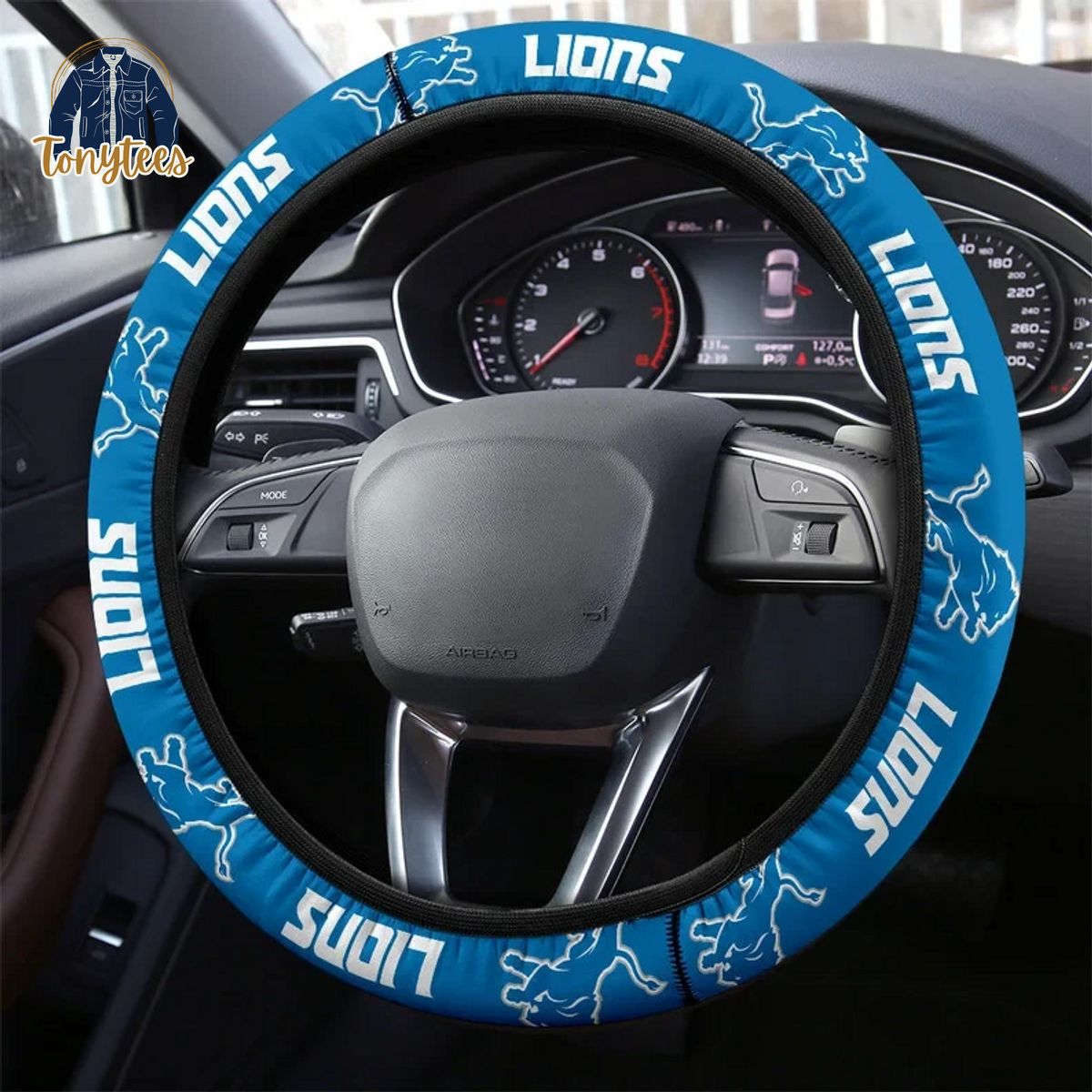 Detroit Lions NFL Steering Wheel Cover