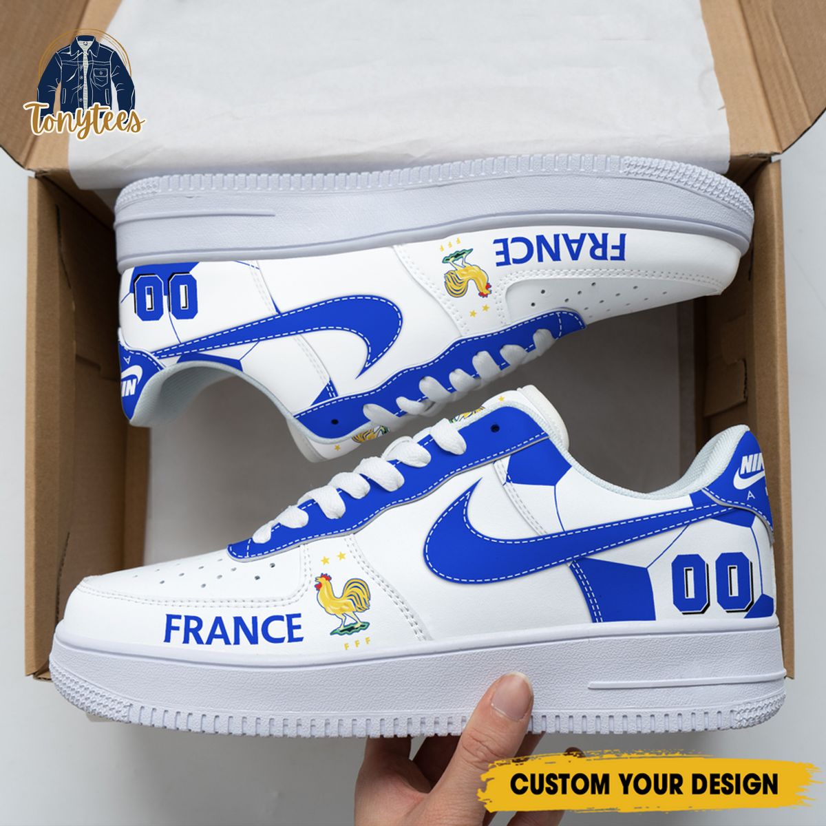 France euro 2024 personalized air force 1 sneaker