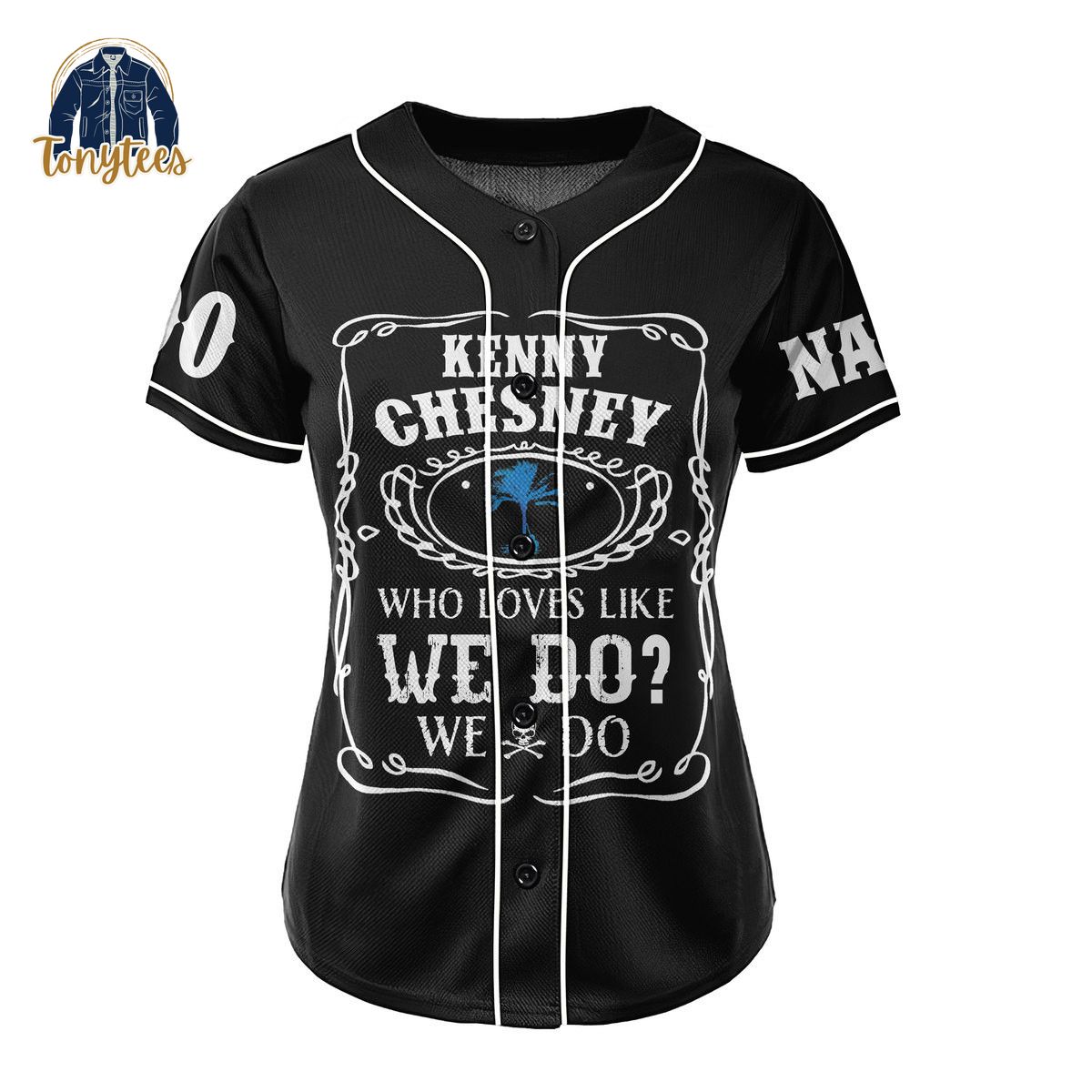 Kenny Chesney who loves like we do personalized baseball jersey