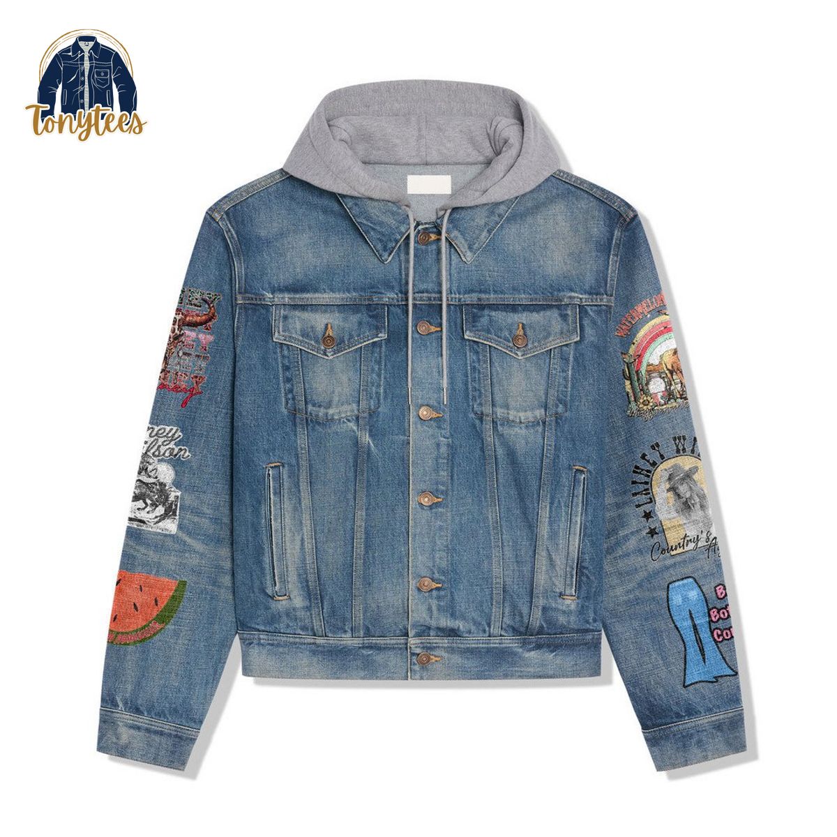 Lainey Wilson Country’s Cool Again Hooded Denim Jacket