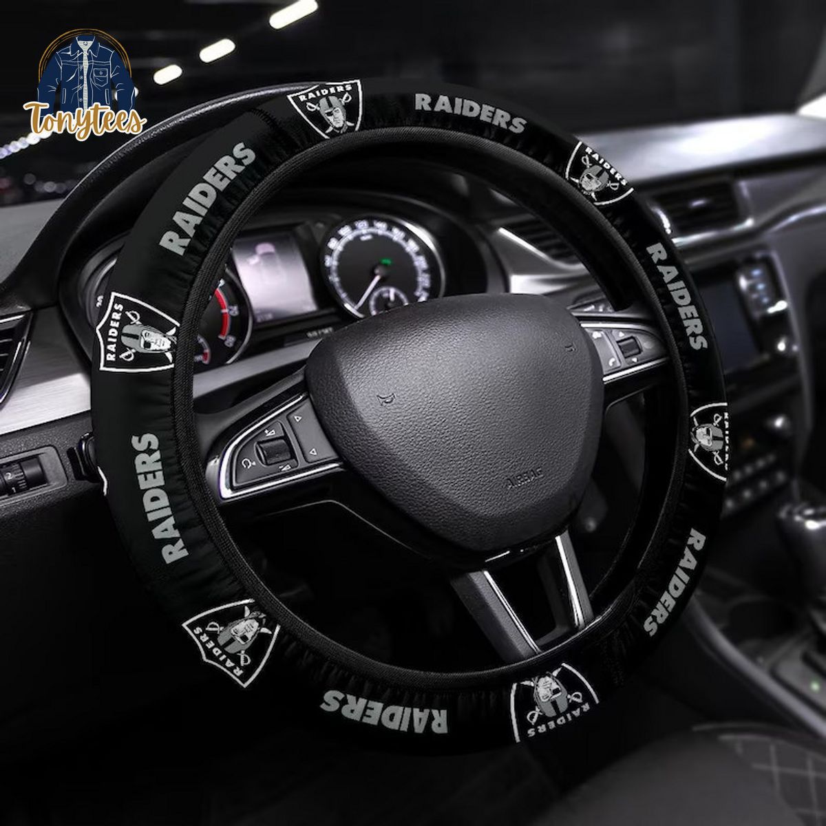 Las Vegas Raiders NFL Steering Wheel Cover