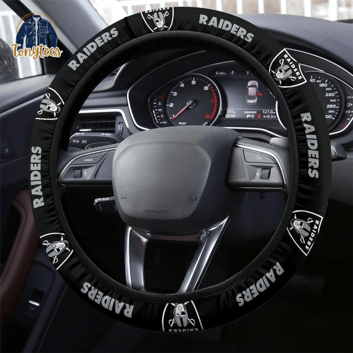 Las Vegas Raiders NFL Steering Wheel Cover