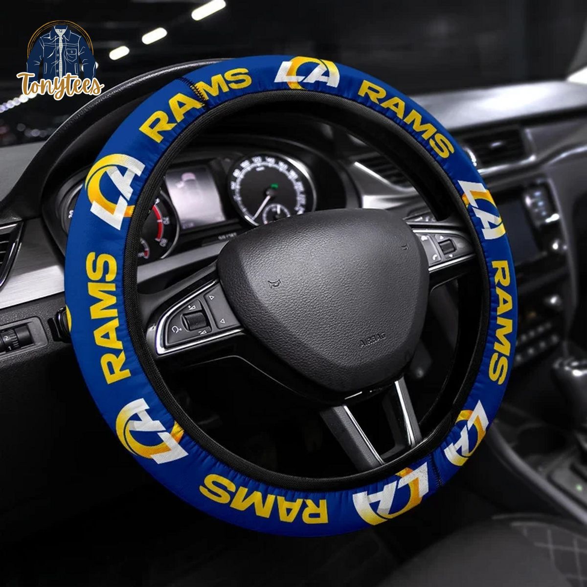 Los Angeles Rams NFL Steering Wheel Cover