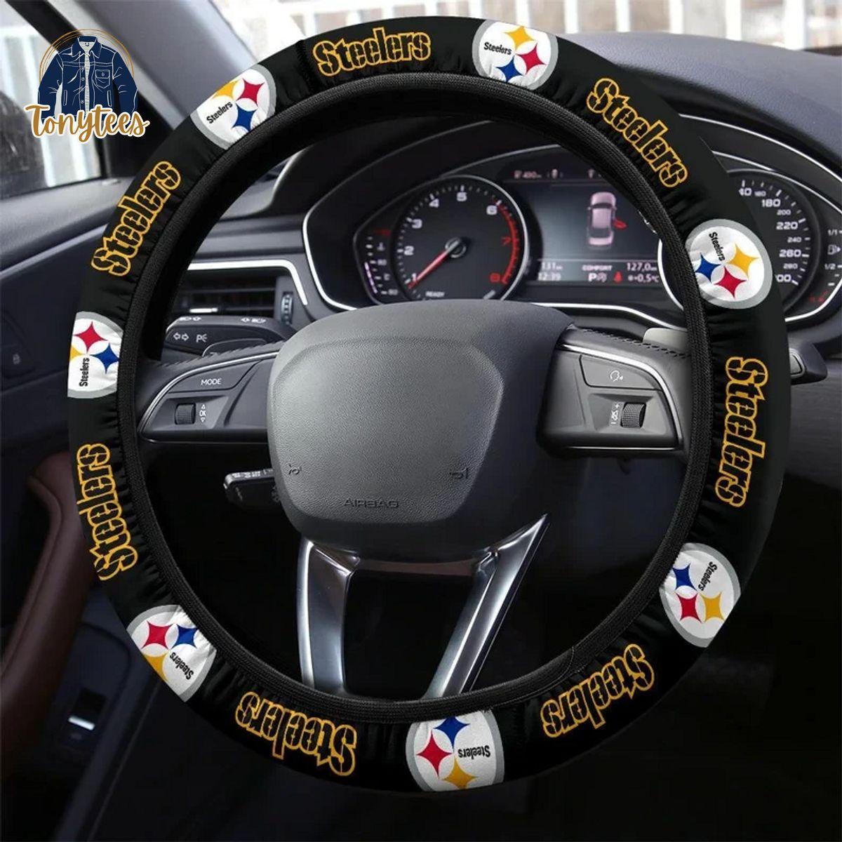 Pittsburgh Steelers NFL Steering Wheel Cover