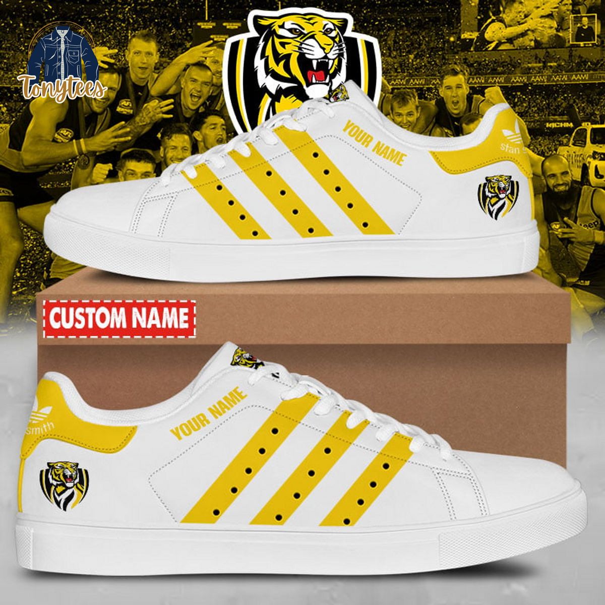 Richmond AFL Personalized Stan Smith Sneaker