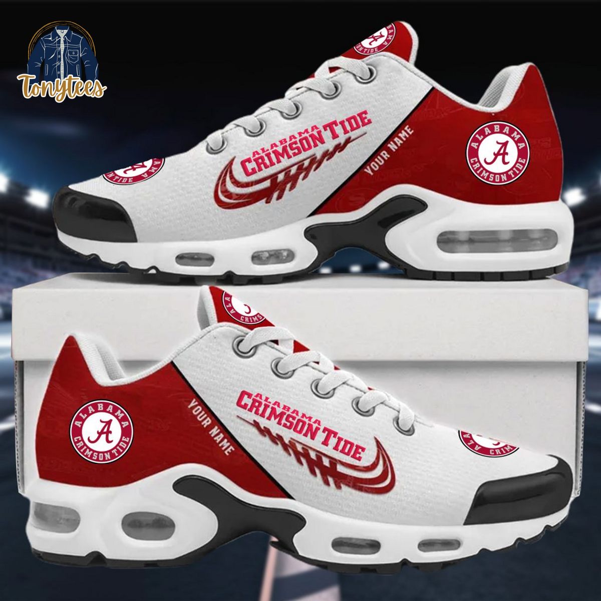 Alabama Crimson Tide NCAA Personalized TN Sport Shoes