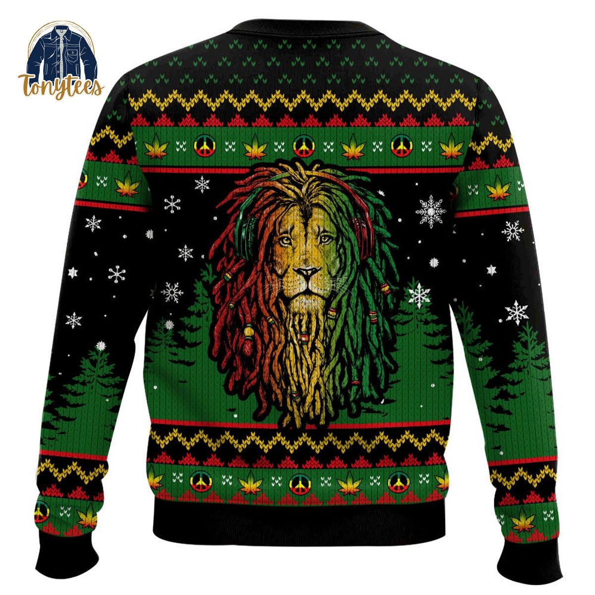 Bob Marley 420 Hate never sleeps so neither can love Ugly Sweater