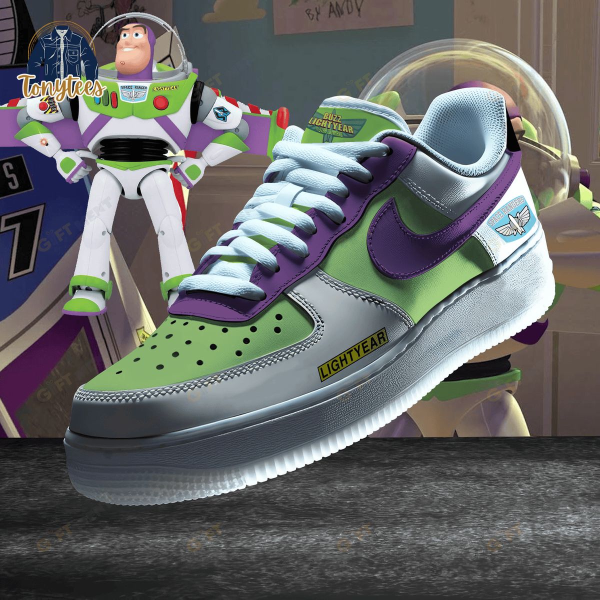 Buzz Lightyear Toy Story Air Force 1 Sneaker