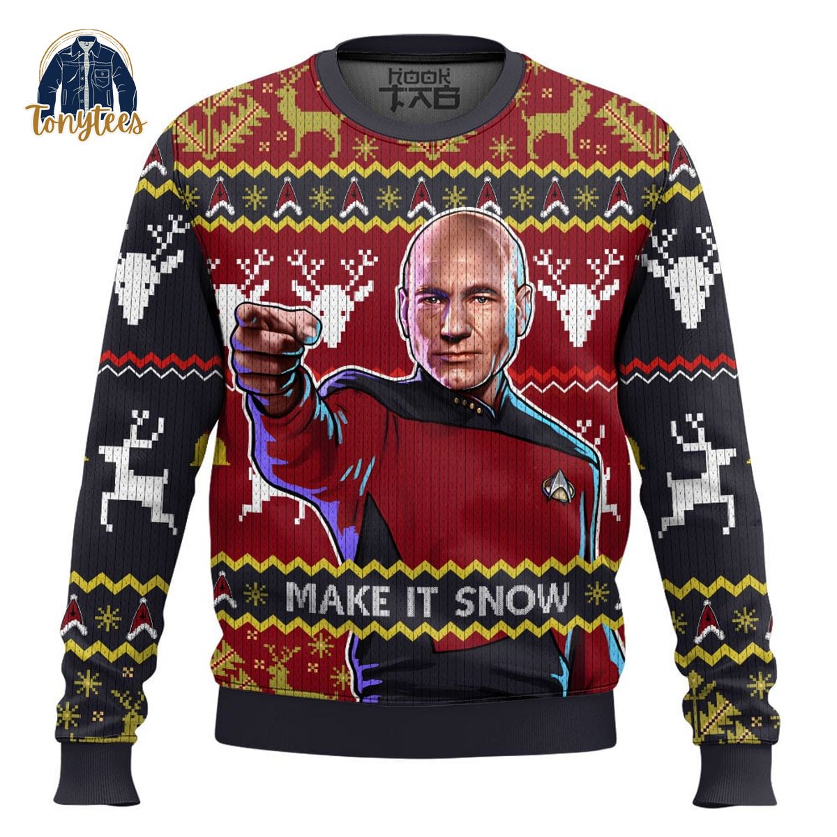 Captain Picard Star Trek Ugly Sweater