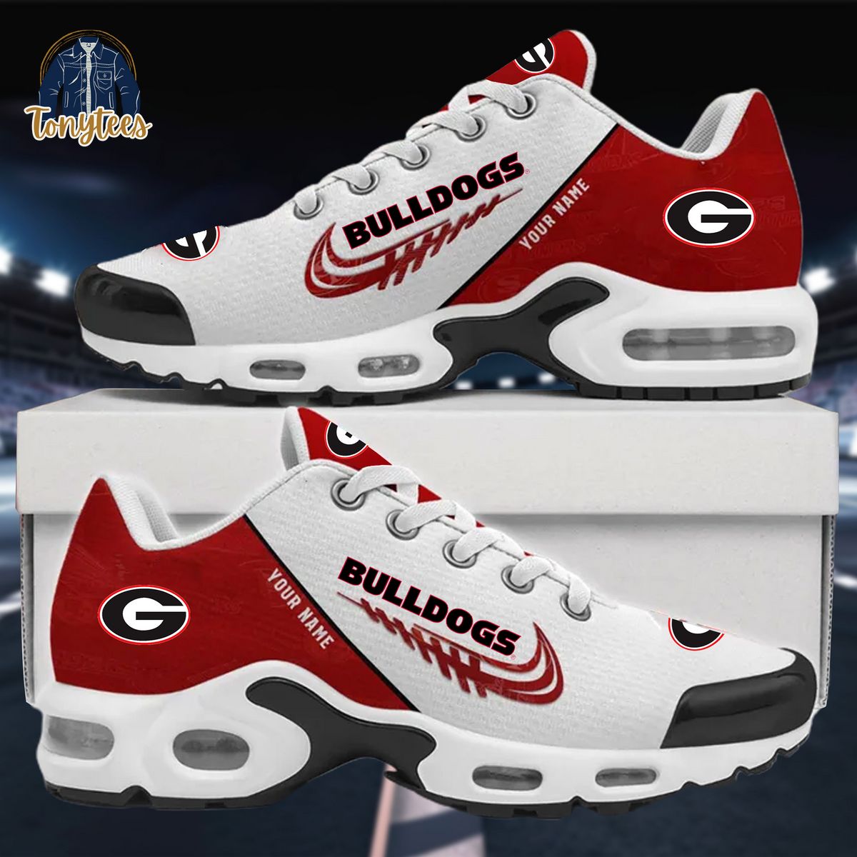 Georgia Bulldogs NCAA Personalized TN Sport Shoes