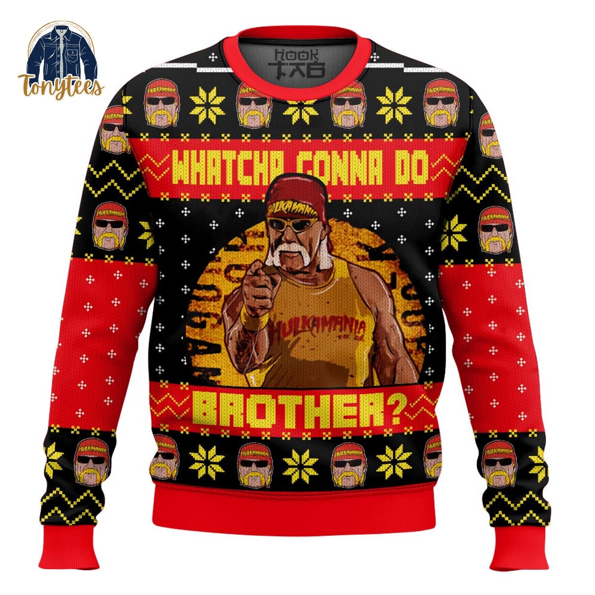 Hulk Hogan Whatcha Gonna Do Brother Ugly Sweater