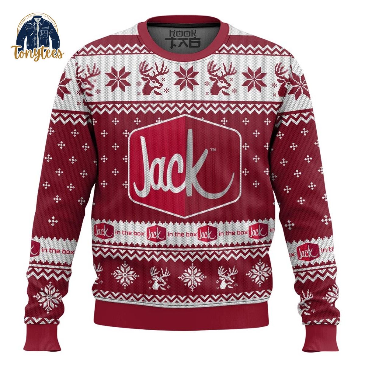 Jack in the Box Ugly Sweater