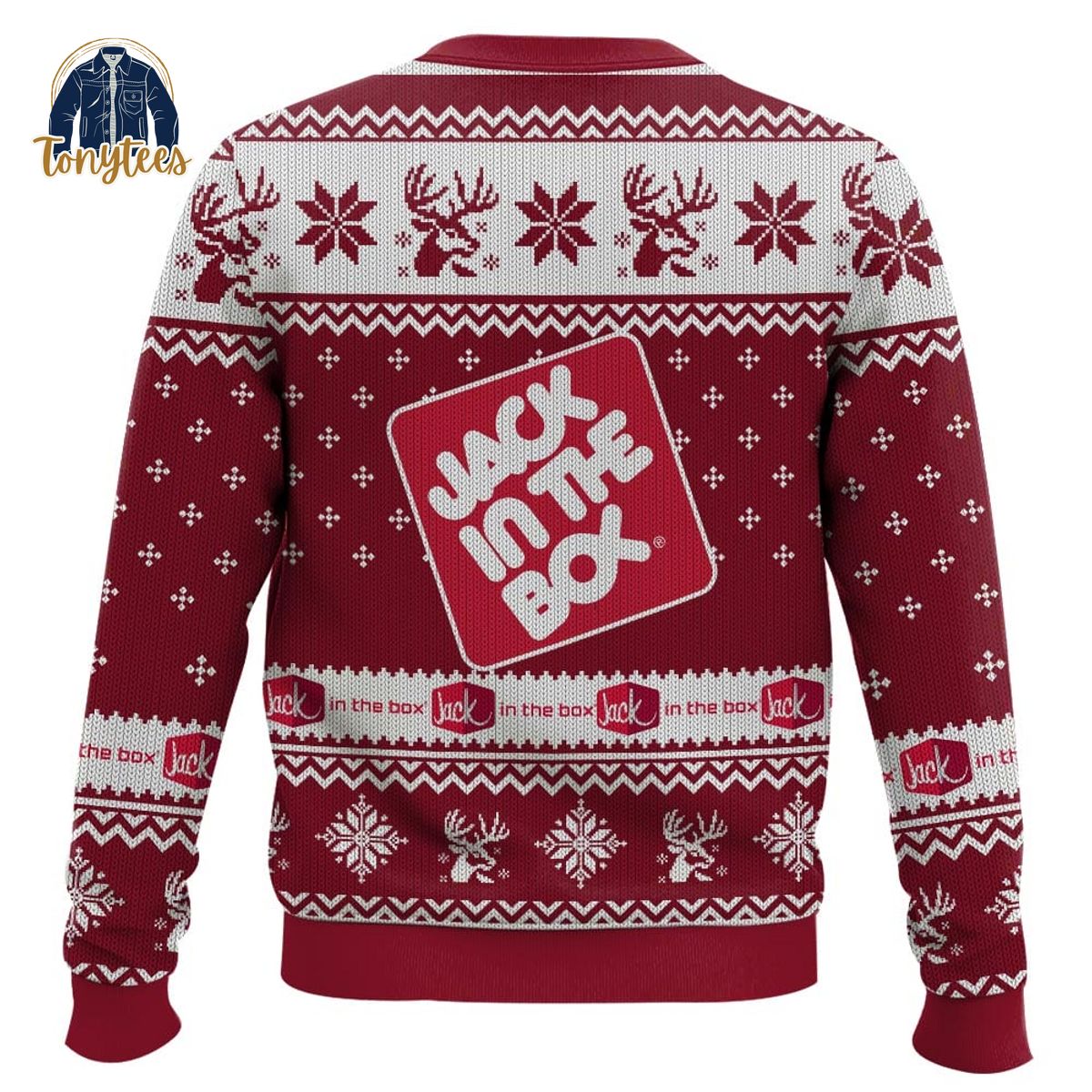 Jack in the Box Ugly Sweater