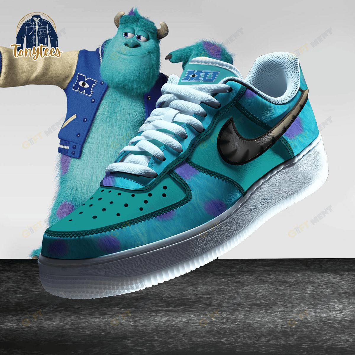 James P. Sullivan Monsters Inc Air Force 1 Sneaker