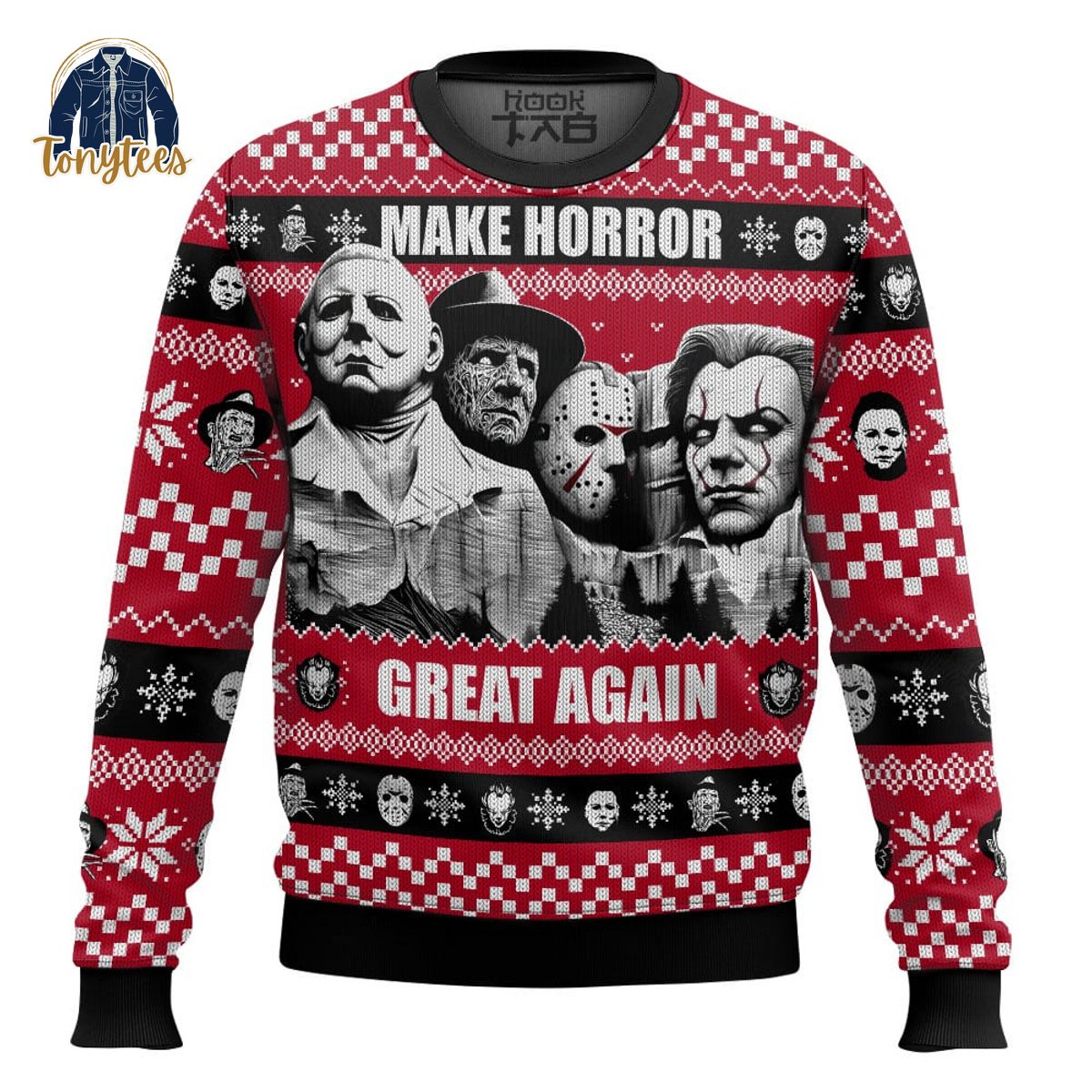 Make Horror Great Again Horror Ugly Sweater