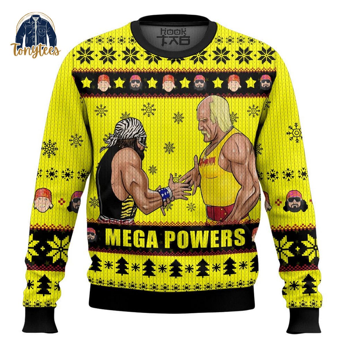 Mega Powers Macho Man and Hulk Hogan Ugly Sweater