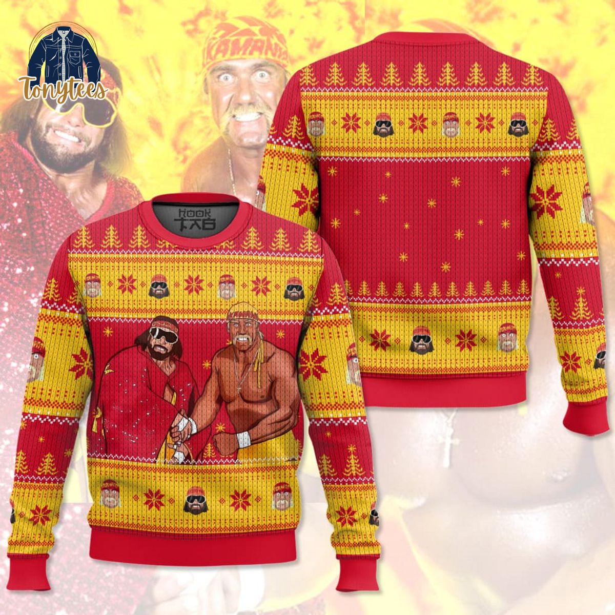 Mega Powers Macho Man & Hulk Hogan Ugly Sweater