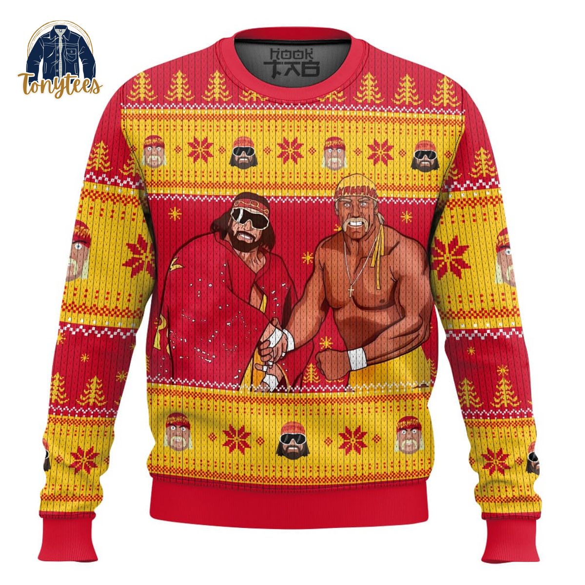 Mega Powers Macho Man & Hulk Hogan Ugly Sweater