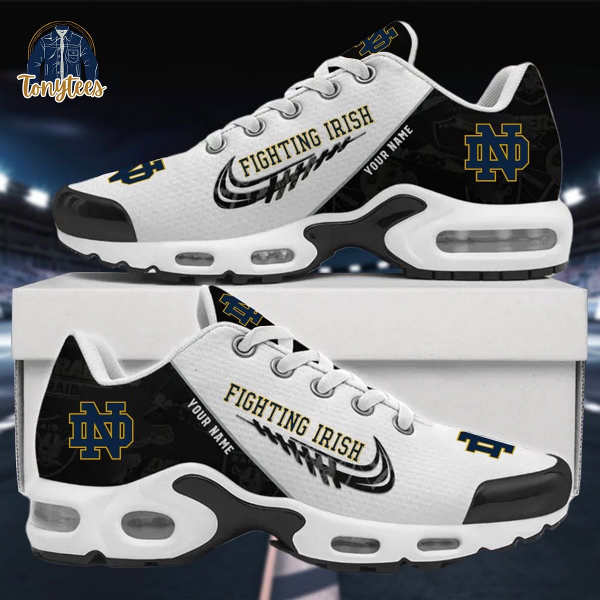 Notre Dame Fighting NCAA Personalized TN Sport Shoes