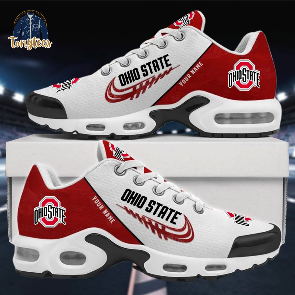 Ohio State Buckeyes NCAA Personalized TN Sport Shoes