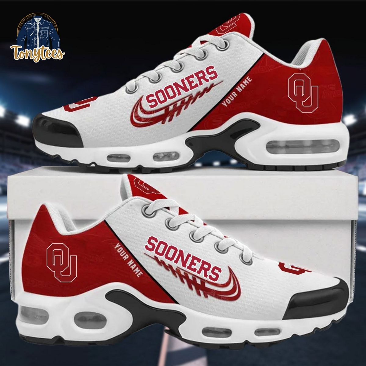 Oklahoma Sooners NCAA Personalized TN Sport Shoes