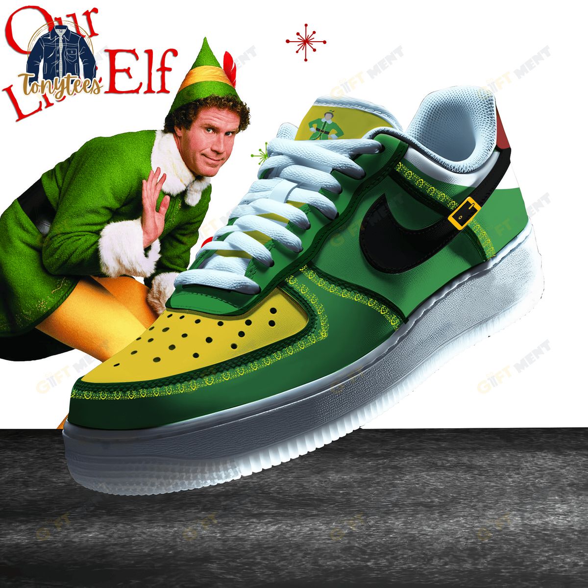 Our Little Elf Air Force 1 Sneaker