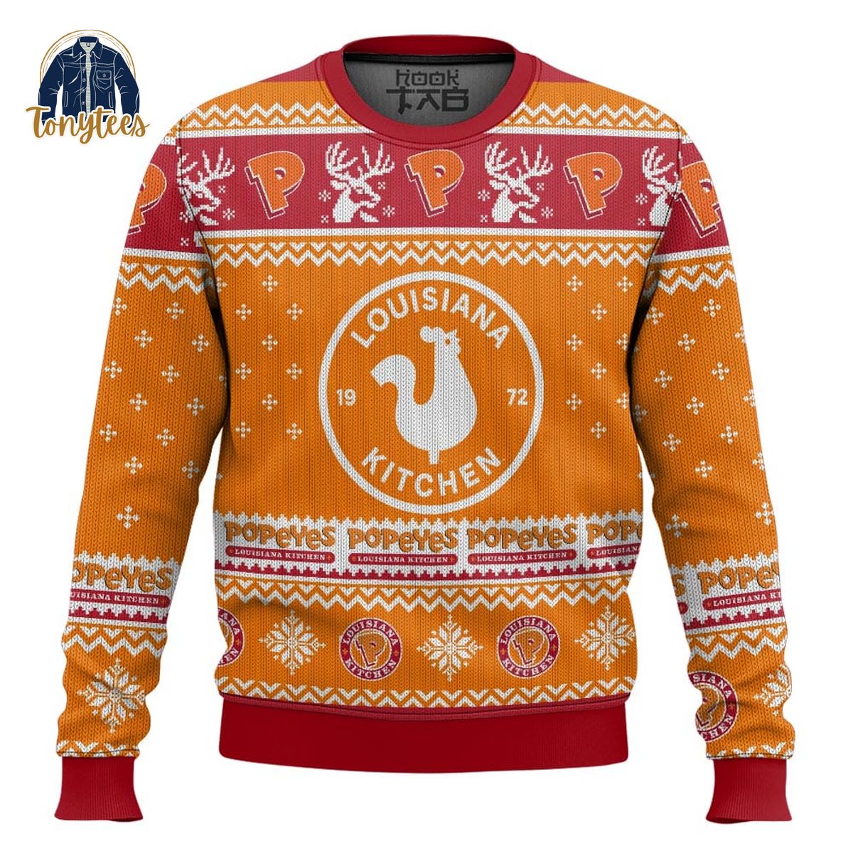 Popeyes Louisiana Kitchen Ugly Sweater