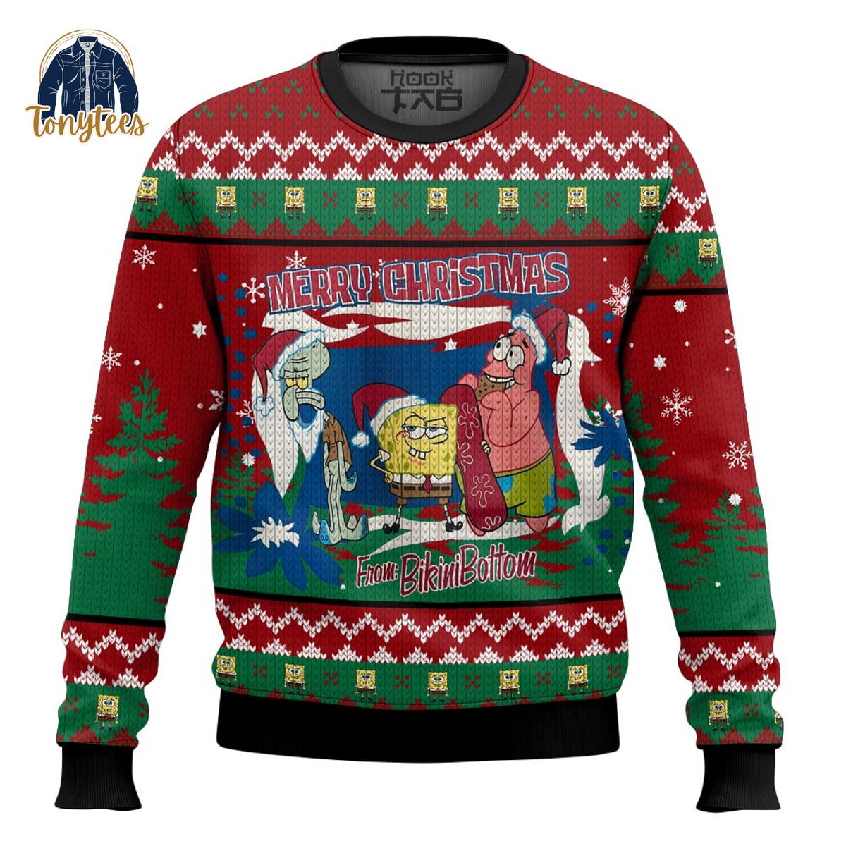 The Spongebob Squarepants Christmas Uggly Sweater