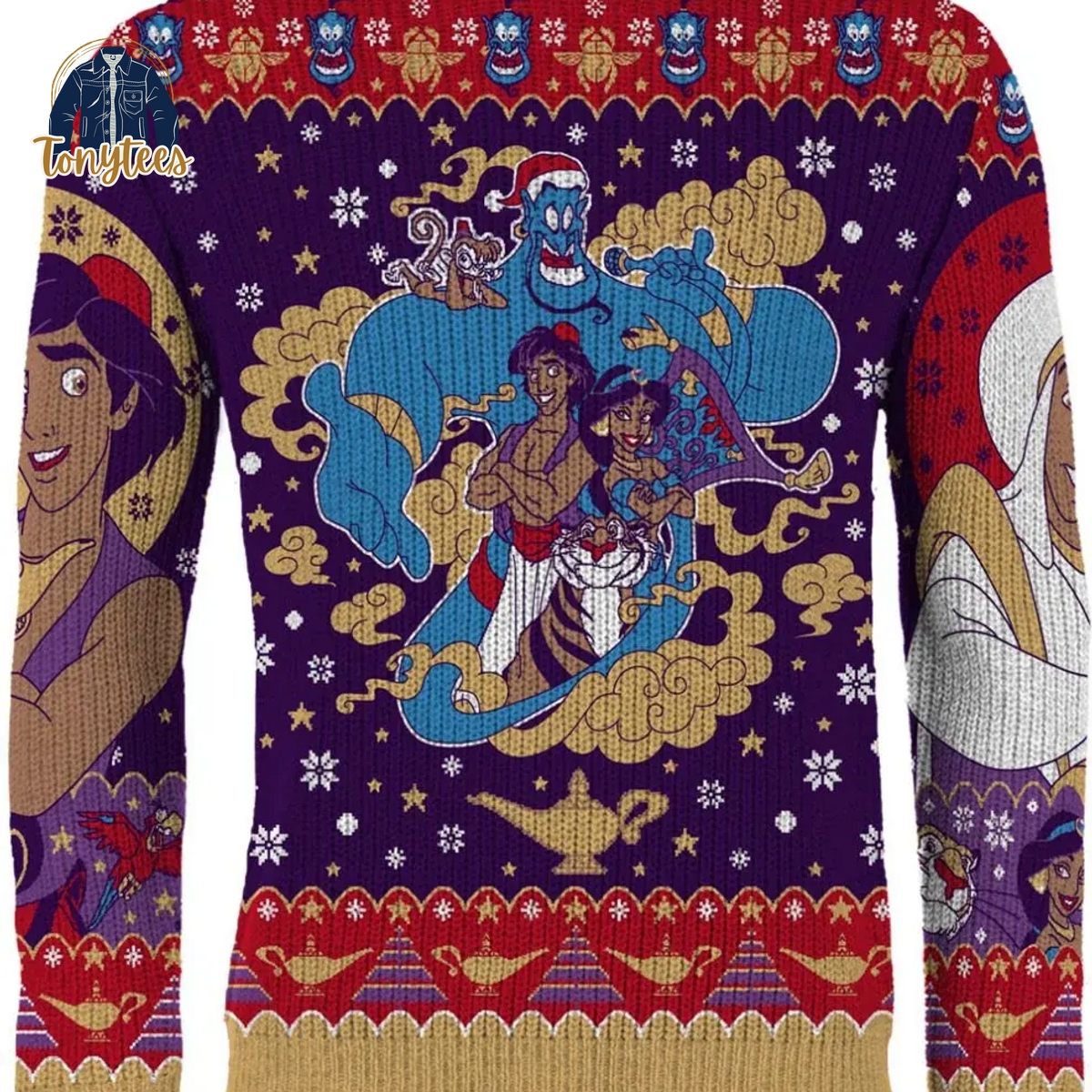 Aladdin Christmas Wishes Ugly Christmas Sweater