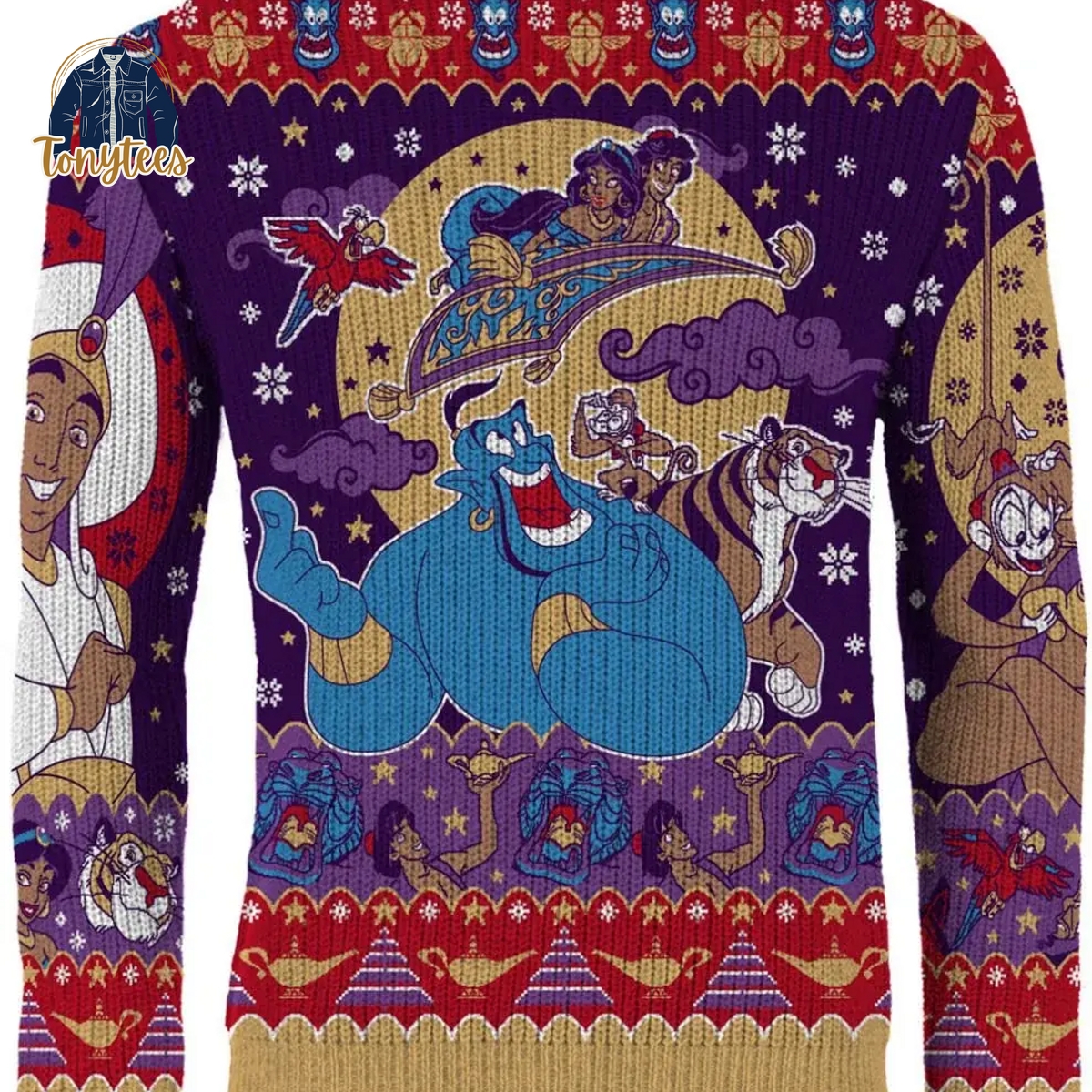 Aladdin Christmas Wishes Ugly Christmas Sweater