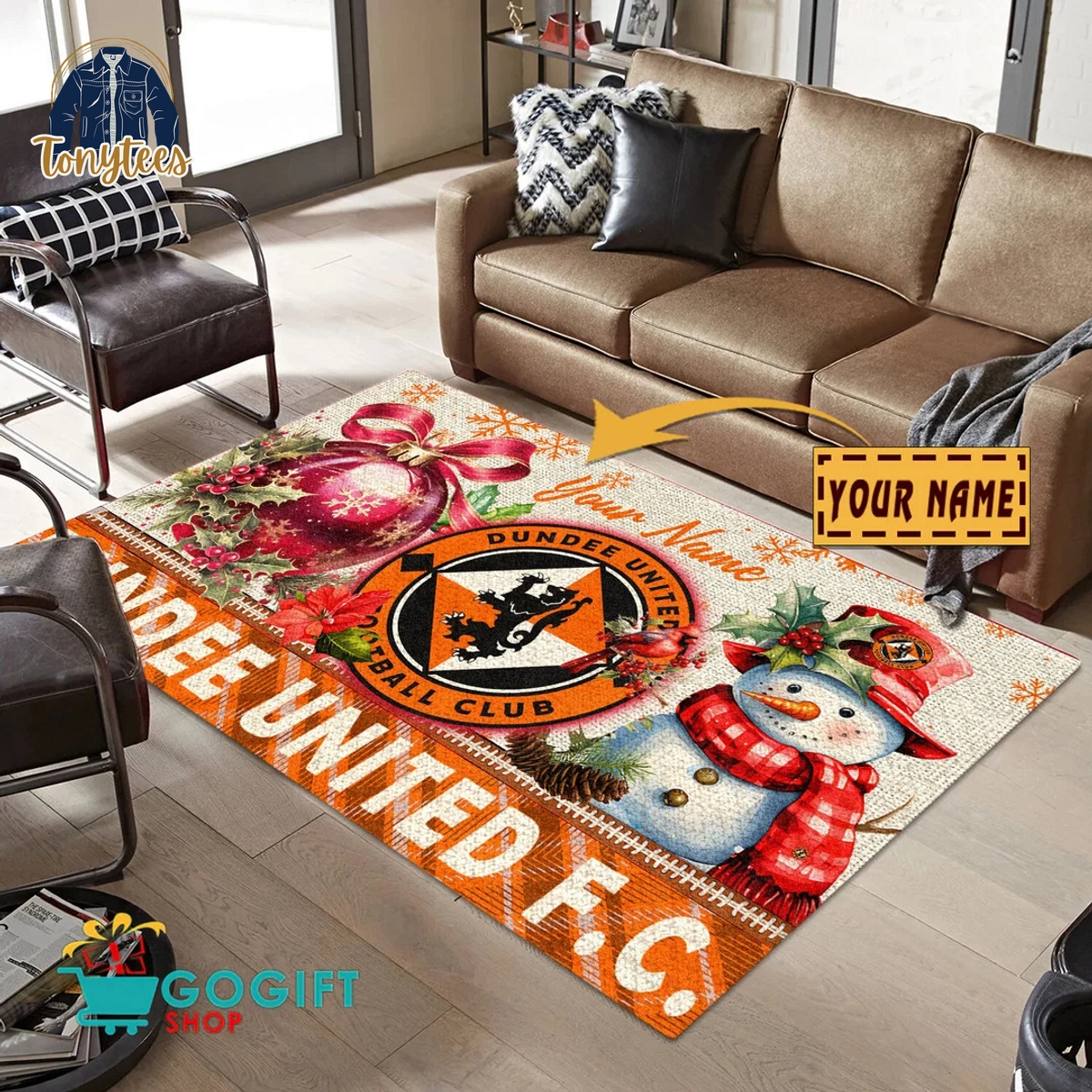 Dundee United F.C. SPFL 2024 Personalized Rug Carpet