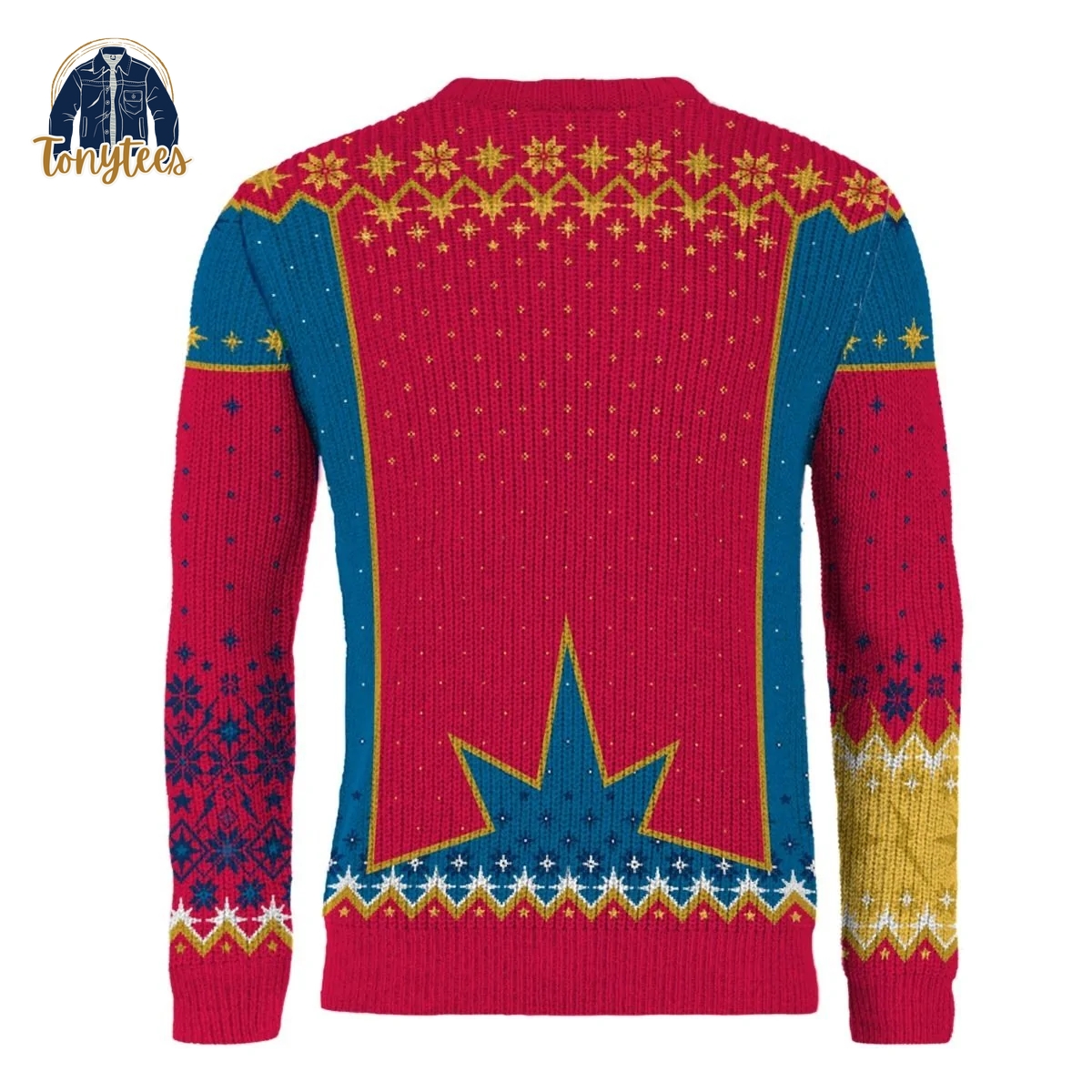 Festively Cosmic Ugly Christmas Sweater