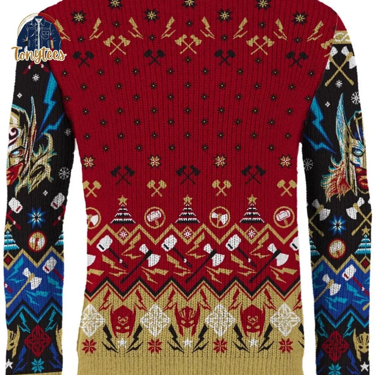 God Of Thunder Thor Ugly Christmas Sweater