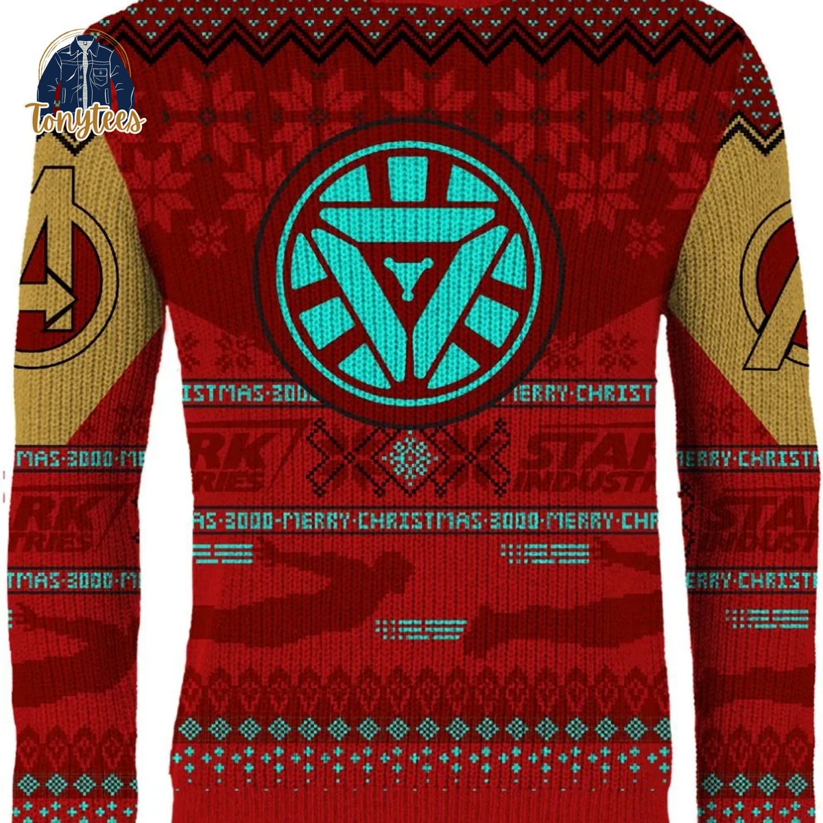 Iron Man Merry Christmas 3000 Ugly Christmas Sweater