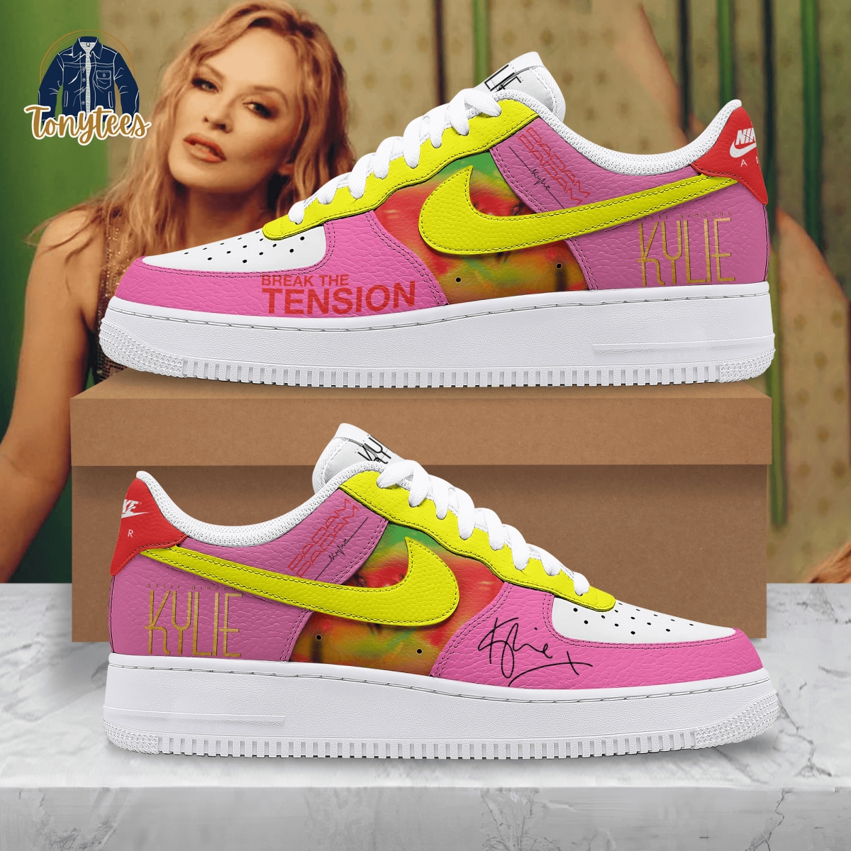 Kylie Minogue Tension Air Force 1 Sneaker