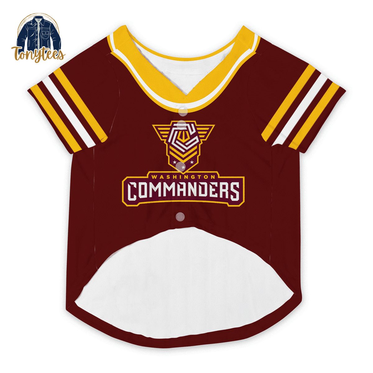 Washington Commanders personalized dog pet jersey