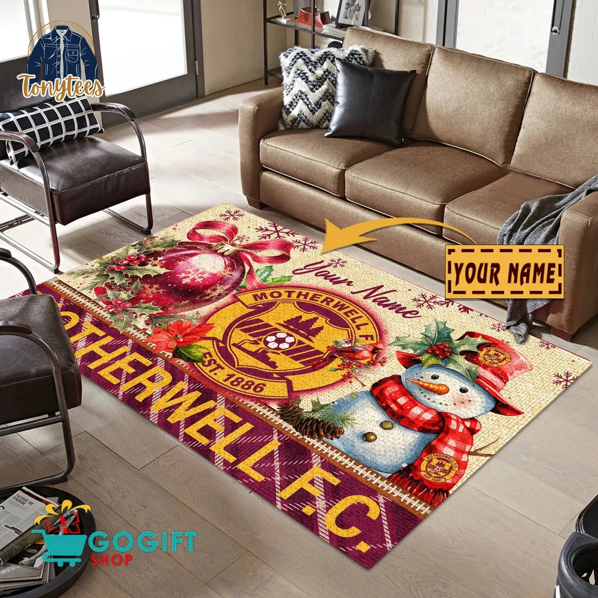 Motherwell F.C. SPFL 2024 Personalized Rug Carpet