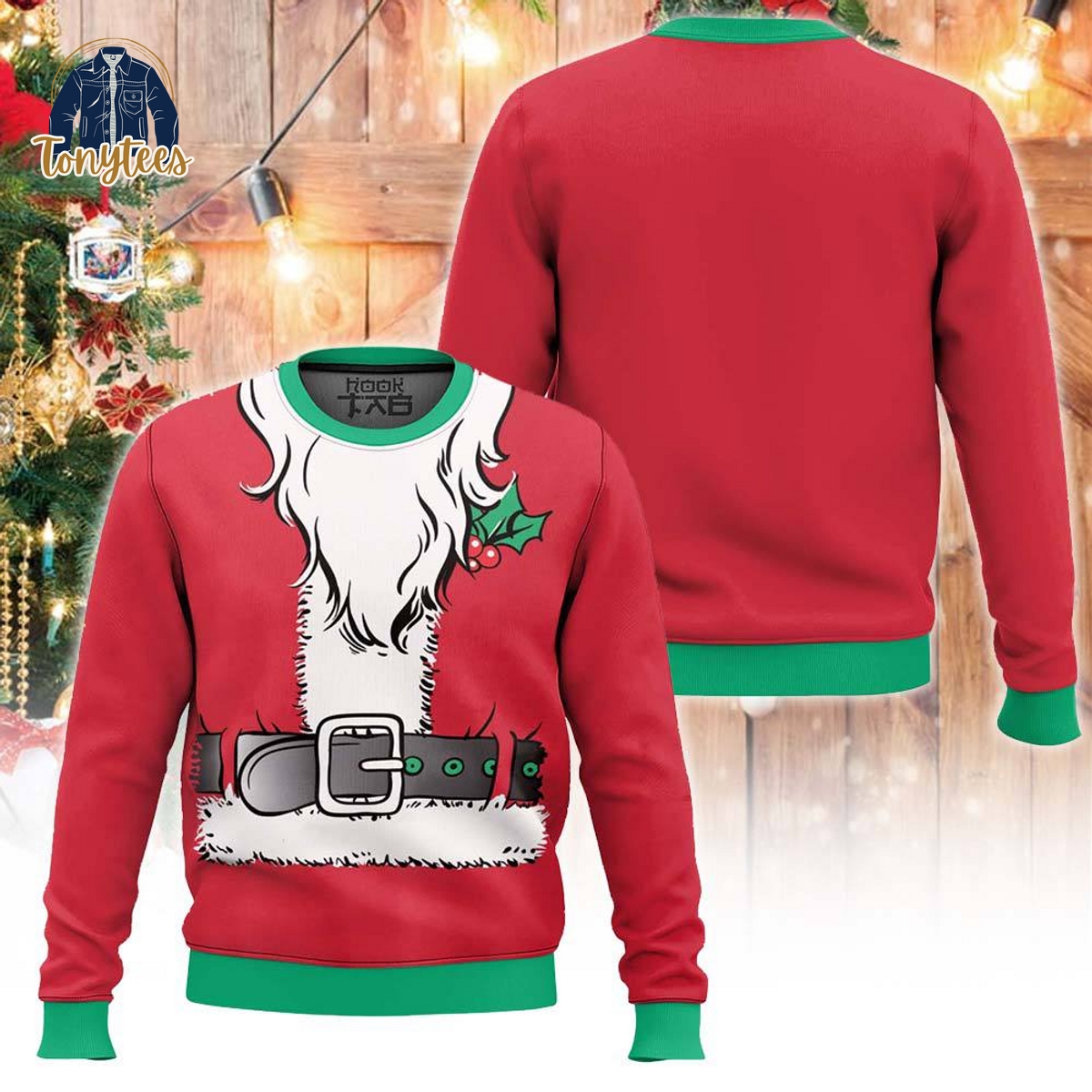 Mr. Santa Outfit Ugly Christmas Sweater