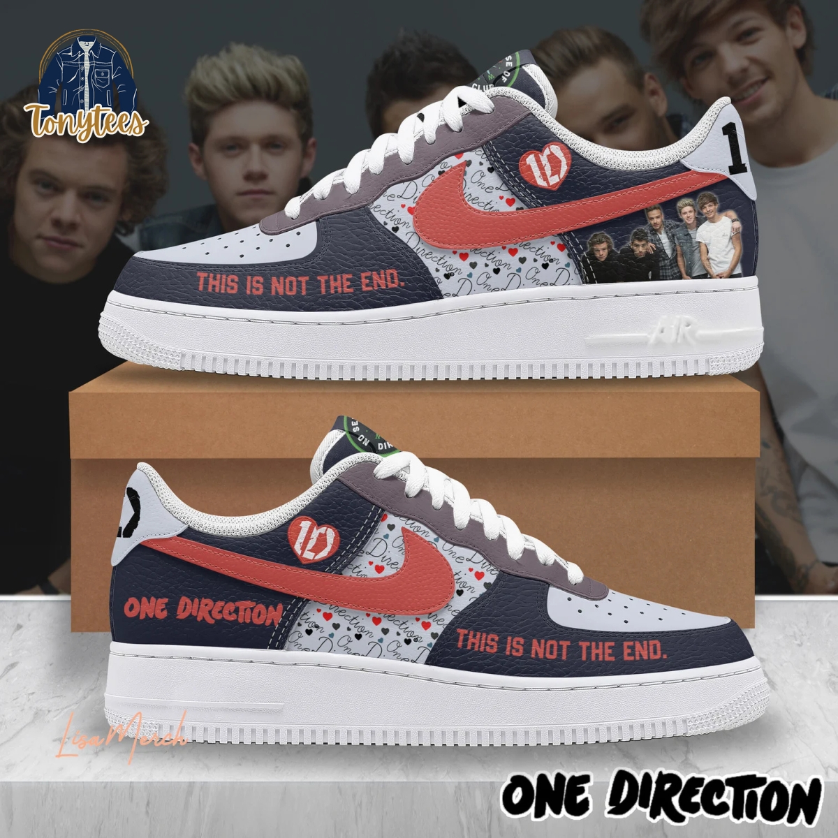 One Direction This Is Not The End Air Force 1 Sneaker