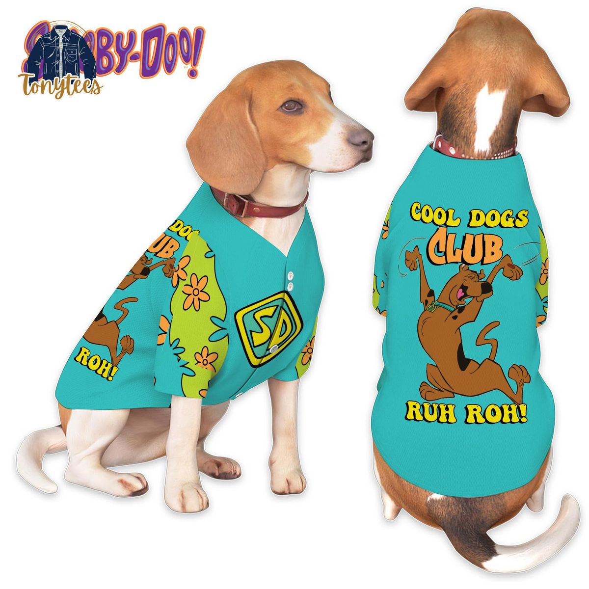 Scooby-Doo cool dogs ruh roh club dog pet jersey